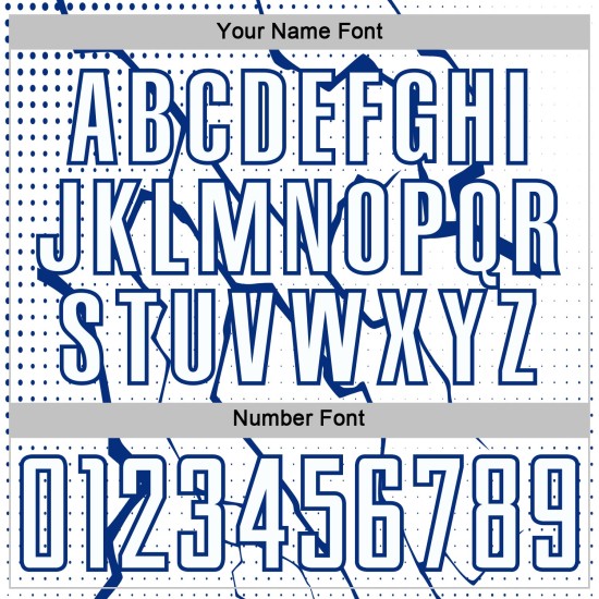 White Royal Jersey Sublimation Uniform Lightning Custom Sports Soccer