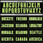 Sports Geometric Jersey Neon Shape Green-White Custom Soccer Uniform Sublimation Black