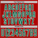 Red Sports Lightning Uniform Custom Kelly Jersey Soccer Green-White Sublimation