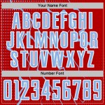 Soccer Red Light Sports Blue-White Uniform Custom Jersey Sublimation Lightning