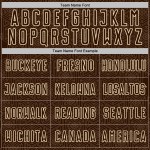 Brown Shape Sports Jersey Cream Sublimation Custom Soccer Geometric Uniform