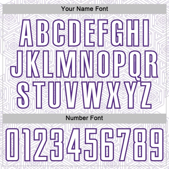 Geometric Shape Uniform Sports Custom White Purple Sublimation Soccer Jersey