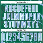 Blue-White Sports Light Sublimation Soccer Lines Green Uniform Kelly Jersey Custom