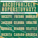 Soccer Sublimation Gold-White Lines Uniform Sports Green Custom Kelly Jersey Old