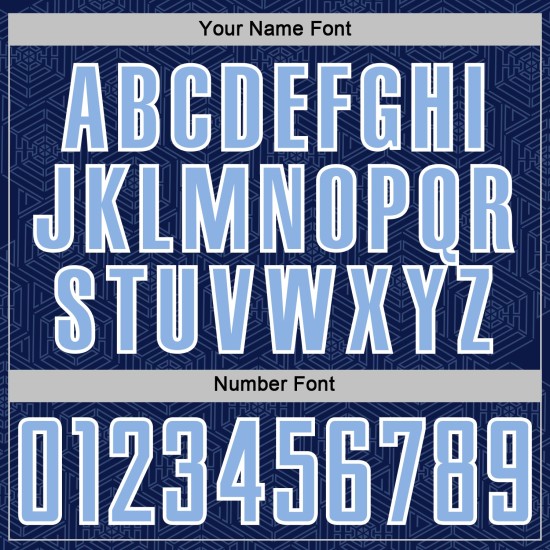 Light Uniform Jersey Geometric Sports Blue-White Soccer Shape Custom Navy Sublimation