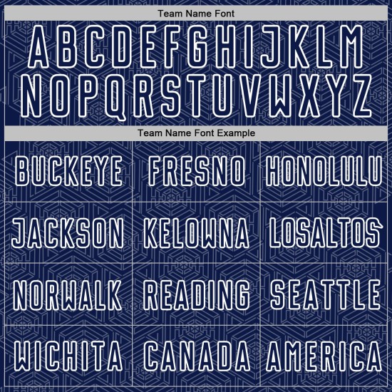 Custom Sports Navy Sublimation Geometric Jersey White Uniform Shape Soccer Custom Sports Navy Sublimation Geometric Jersey White Uniform Shape Soccer