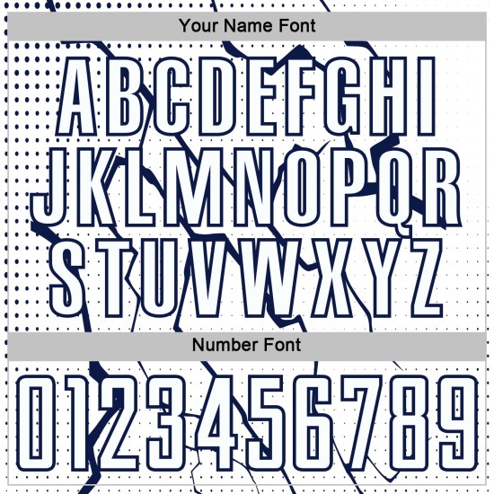 Jersey Custom Sports Sublimation Soccer White Lightning Navy Uniform